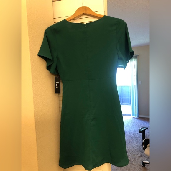 Lulu’s Shamrock Green Dress - Picture 3 of 4